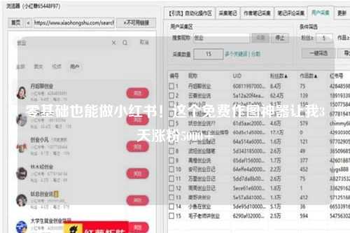 零基础也能做小红书！这个免费作图神器让我3天涨粉5000+
