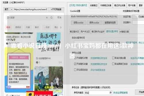 靠看小说日赚300+！小红书宝妈都在用这5款神器